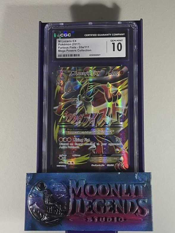 M Lucario EX – Furious Fists 55a/111, Mega Powers Collection (CGC 10 GEM MINT)