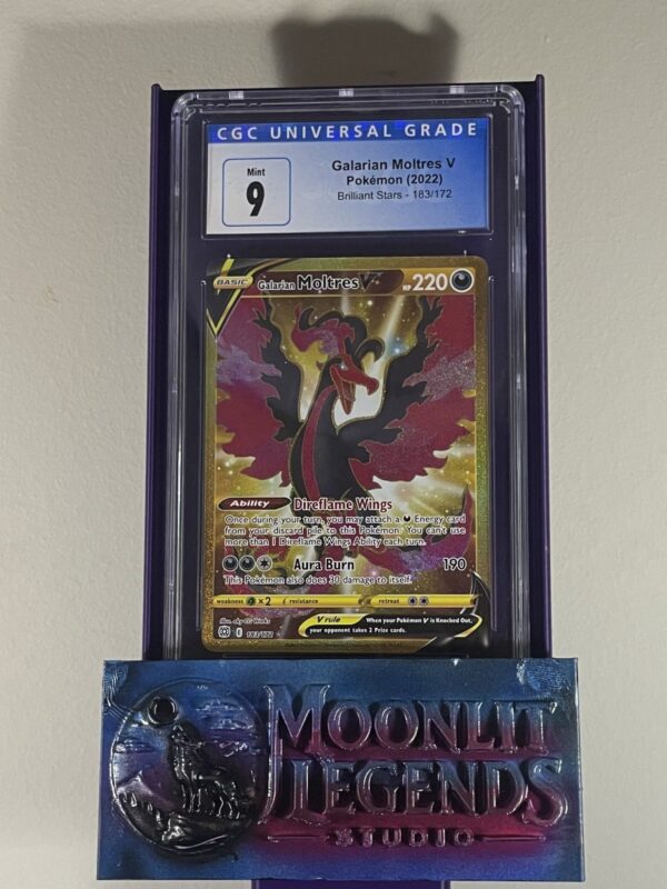 Galarian Moltres V – Brilliant Stars #183/172 (CGC 9 MINT)