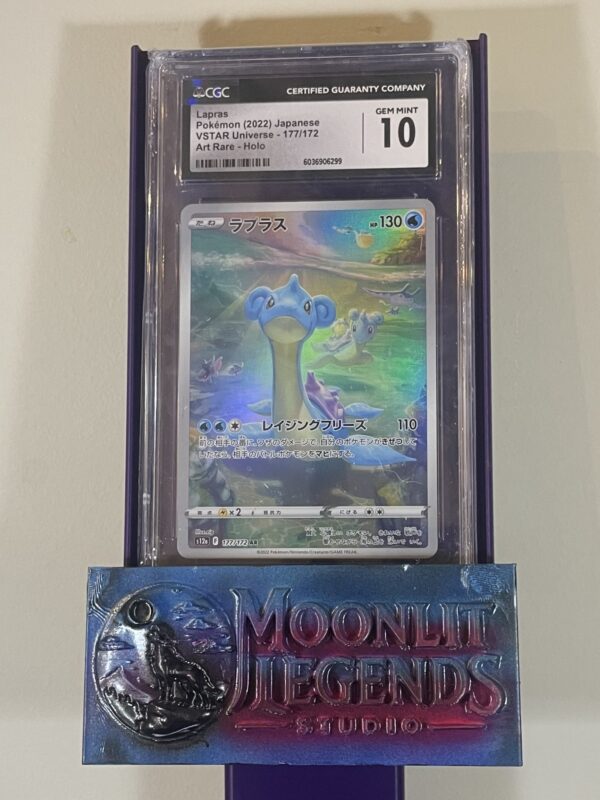 Lapras – Japanese VSTAR Universe #177/172, Art Rare Holo (CGC Gem Mint 10)