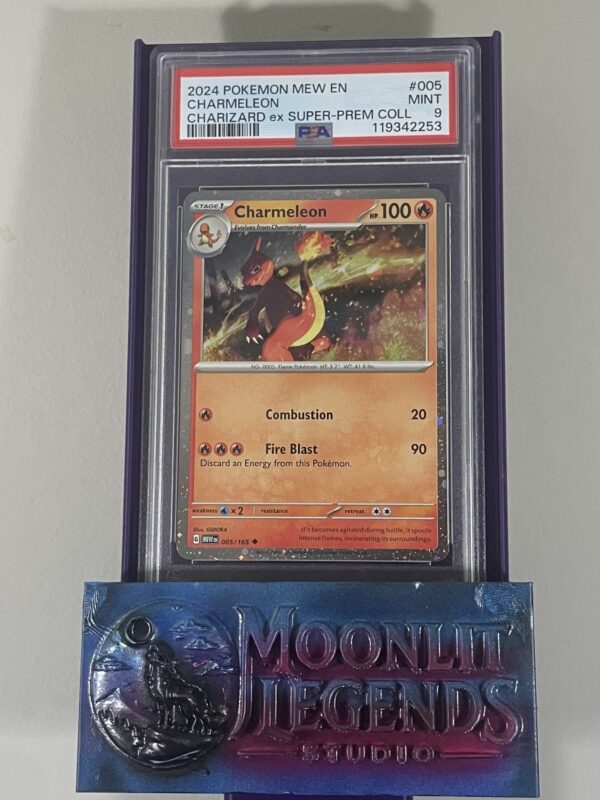 Charmeleon – MEW EN #005/165, Charizard ex Super-Premium Collection (PSA 9 MINT)