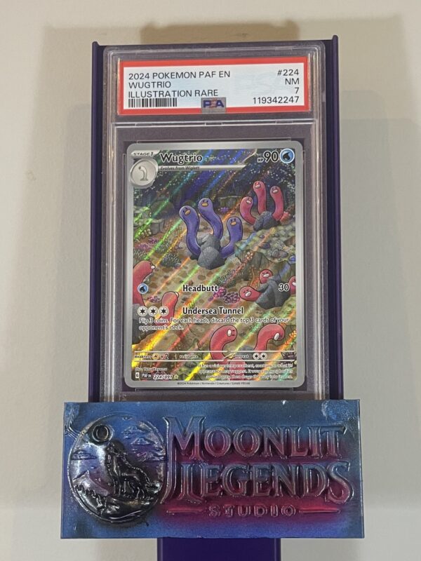Wugtrio – PAF EN #224, Illustration Rare (PSA NM 7)