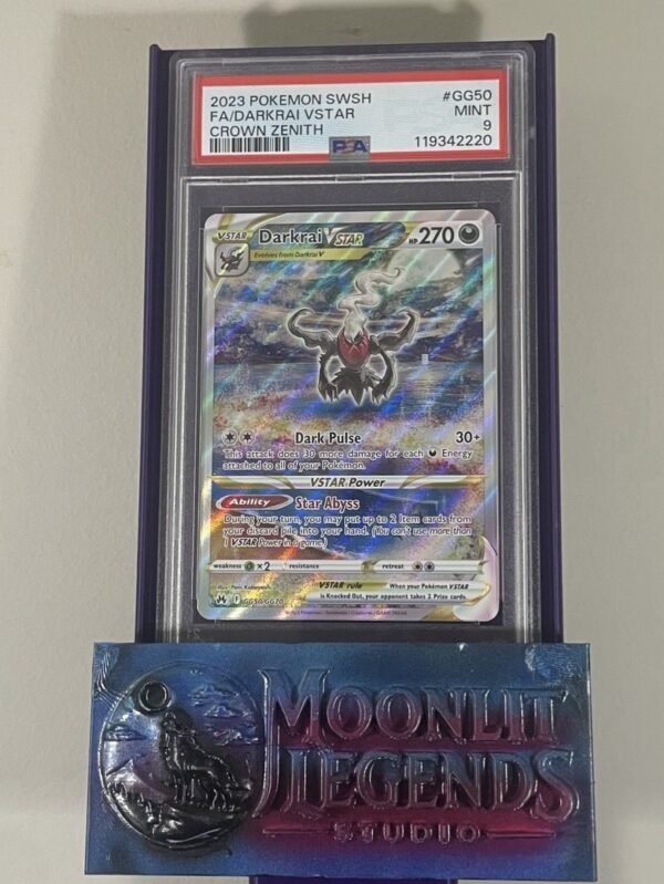 Darkrai VSTAR – Crown Zenith #GG50, Full Art/Galarian Gallery (PSA 9 MINT)