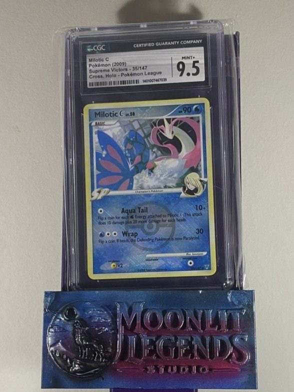 Milotic C – Supreme Victors 35/147, Cross Holo Pokémon League (CGC 9.5 MINT+)