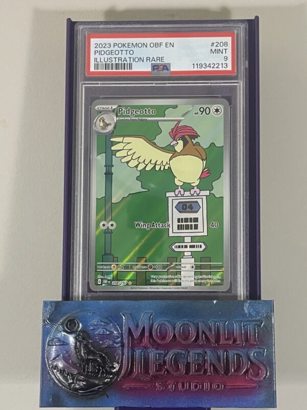 Pidgeotto – Obsidian Flames (OBF) #208, Illustration Rare (PSA 9 Mint)