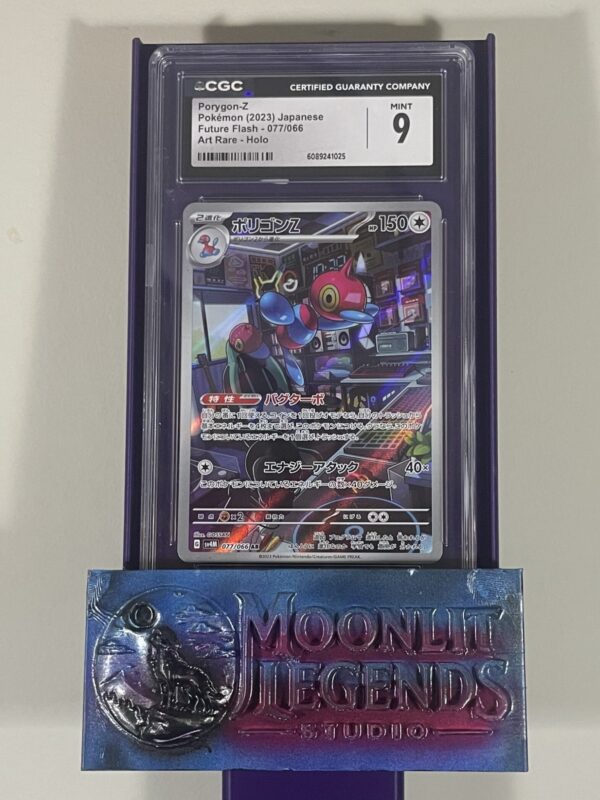 Porygon-Z – Japanese Future Flash #077/066, Art Rare Holo (CGC 9 Mint)