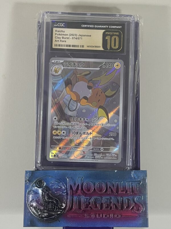 Raichu – Clay Burst, Art Rare (CGC 10 Pristine)