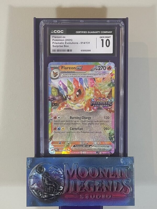 Flareon ex – Prismatic Evolutions #014/131, Surprise Box (CGC 10 GEM MINT)