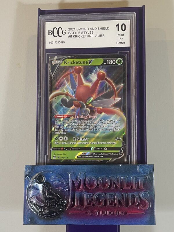 Kricketune V – Sword & Shield Battle Styles #6/163, URR (BCCG Mint or Better 10)