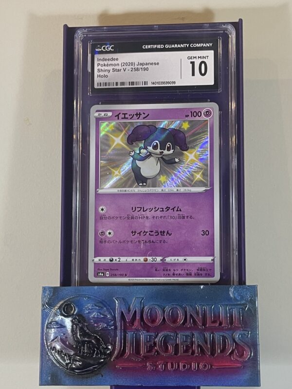 Indeedee – Japanese Shiny Star V #258/190, Holo (CGC Gem Mint 10)
