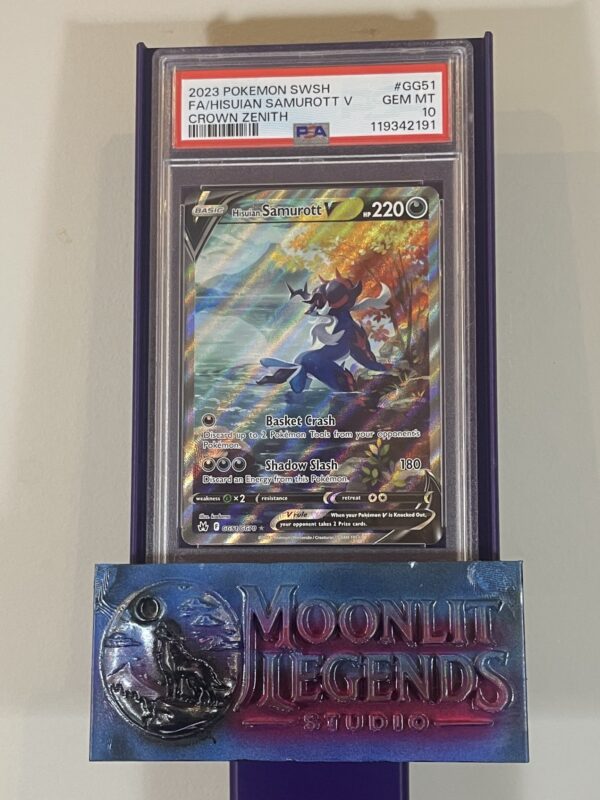 Hisuian Samurott V – Sword & Shield Crown Zenith #GG51, Full Art (PSA Gem Mint 10)