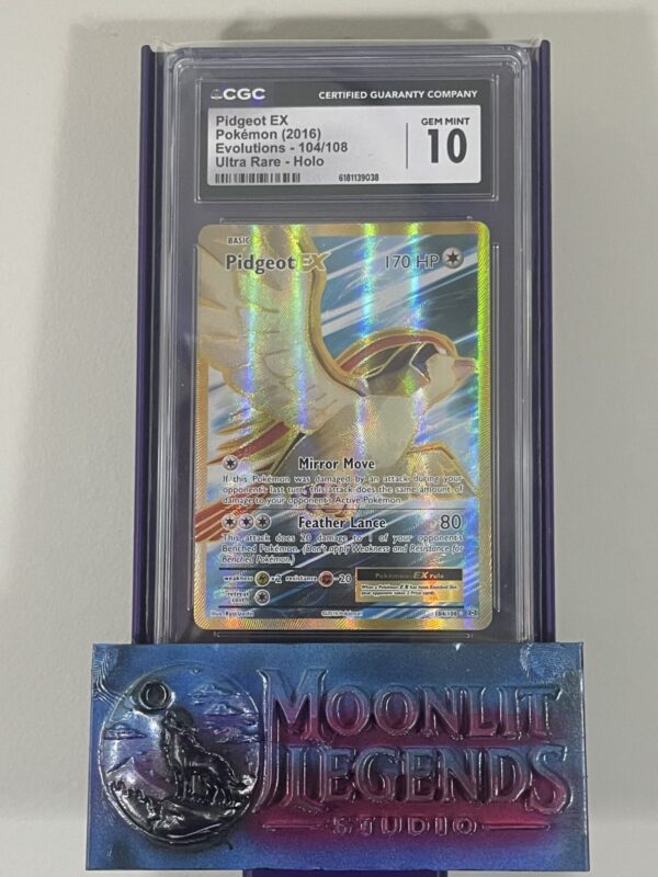 Pidgeot EX – XY Evolutions #104/108, Ultra Rare Holo (CGC 10 Gem Mint)