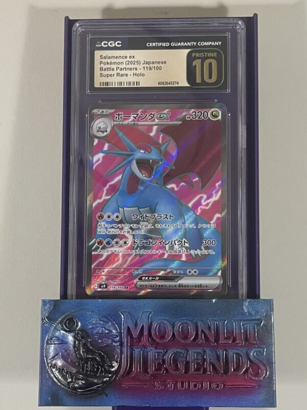 Salamence ex – Japanese Battle Partners #119/100, Super Rare Holo (CGC 10 Pristine)