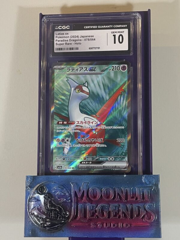 Latias ex – Japanese Paradise Dragona #078/064, Super Rare Holo (CGC Gem Mint 10)