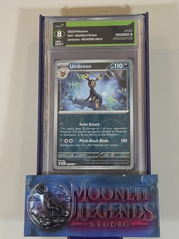 Umbreon – Obsidian Flames #130, Reverse Holo (Degree NM-Mint 8)