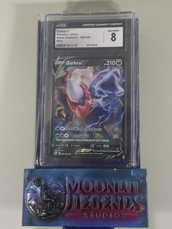 Darkrai V – Astral Radiance #098/189, Holo (CGC 8 NM/MINT)