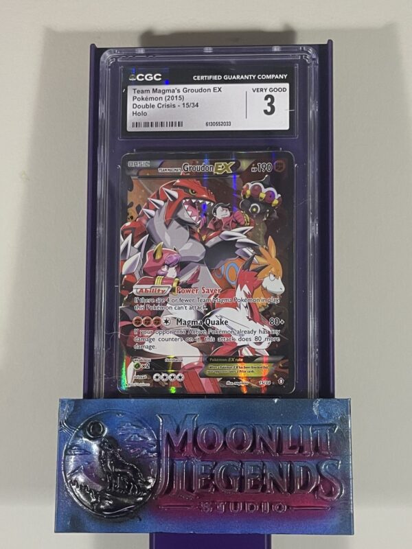 Team Magma’s Groudon EX – Double Crisis #15/34, Holo (CGC Very Good 3)