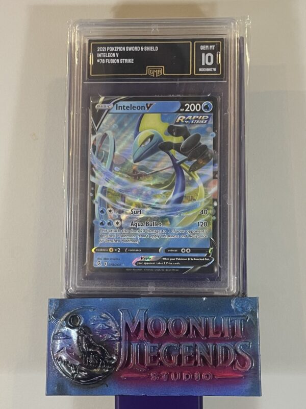Inteleon V – Sword & Shield Fusion Strike #78 (GMA Gem Mint 10)
