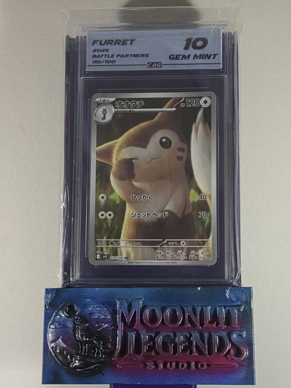 Furret – Japanese Battle Partners #110/100 AR (CAG 10 GEM MINT)