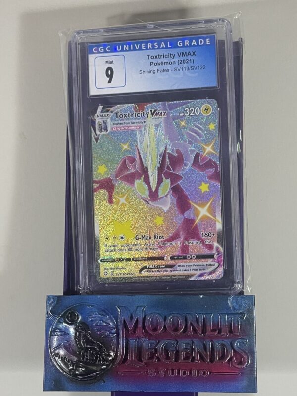 Toxtricity VMAX – Shining Fates SV113/SV122, Secret Rare (CGC Mint 9)