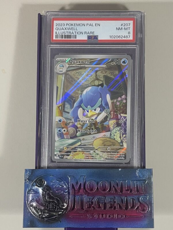 Quaxwell – Paldea Evolved, Illustration Rare (PSA 8 NM-MT)
