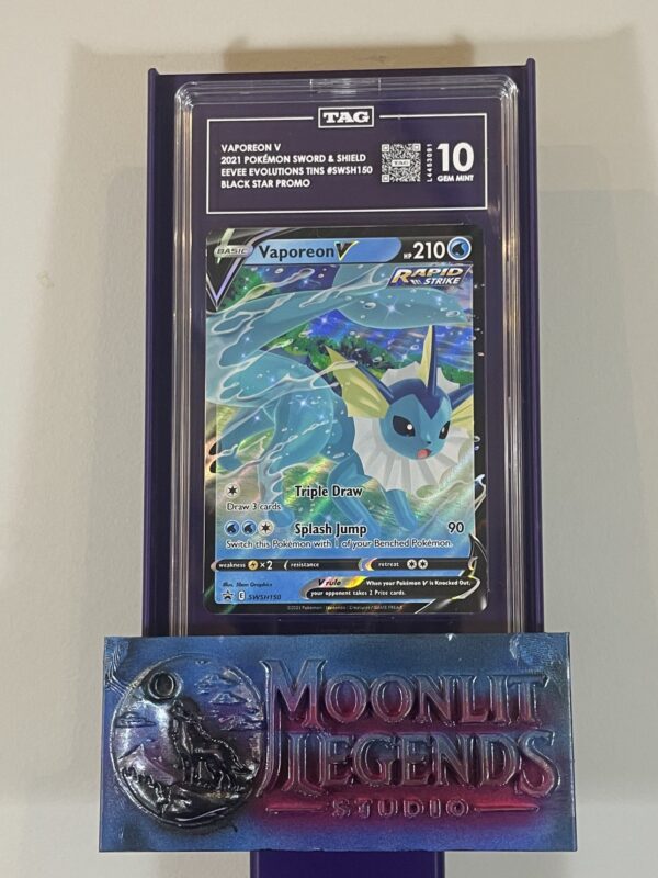 Vaporeon V – Eevee Evolutions Tins (TAG Gem Mint 10)