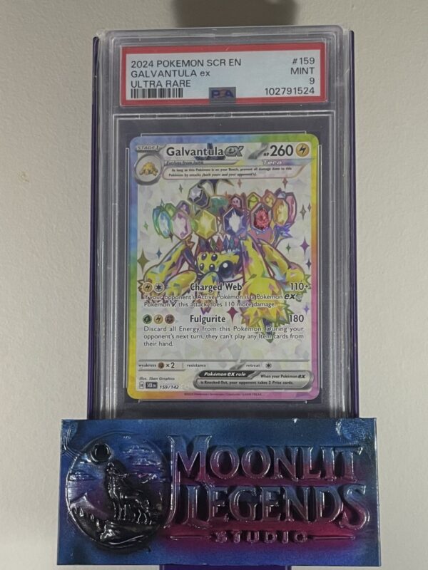 Galvantula ex – Stellar Crown #159/142, Ultra Rare (PSA 9 Mint)