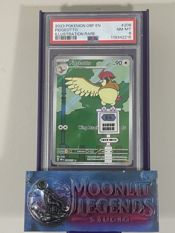 Pidgeotto – OBF Illustration Rare Cert215 (PSA 8 NM-MT)