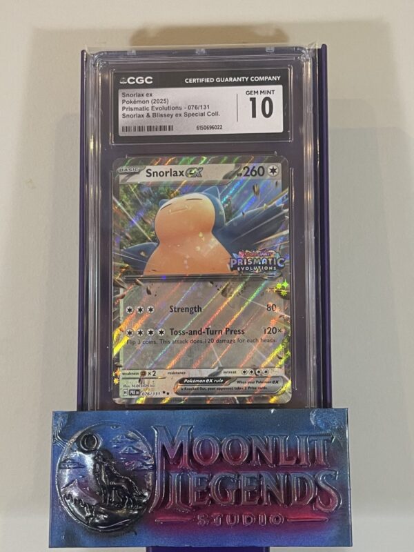 Snorlax ex – Prismatic Evolutions (CGC Gem Mint 10)