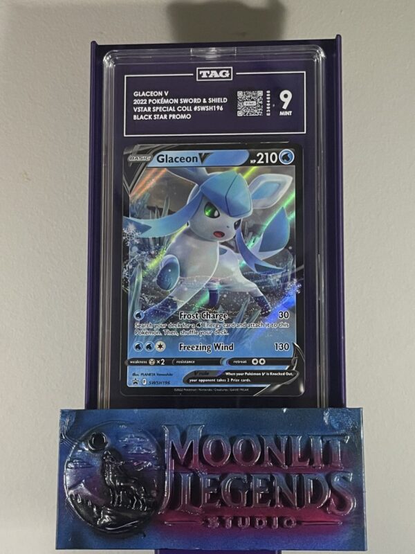 Glaceon V – VSTAR Special Collection #SWSH196, Black Star Promo (TAG 9 MINT)