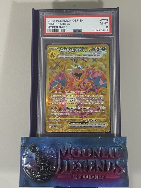 Charizard ex – OBF Hyper Rare #228 (PSA 9 Mint)