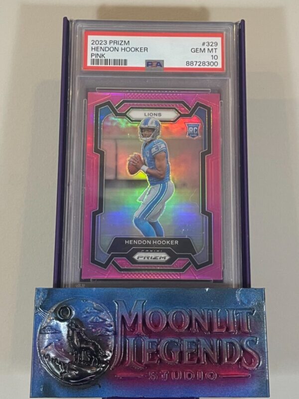 Hendon Hooker – 2023 Panini Prizm #329, Pink RC (PSA Gem Mint 10)