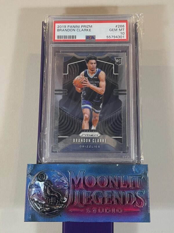 Brandon Clarke – 2019 Panini Prizm #266, Silver Prizm RC (PSA 10 Gem Mint)