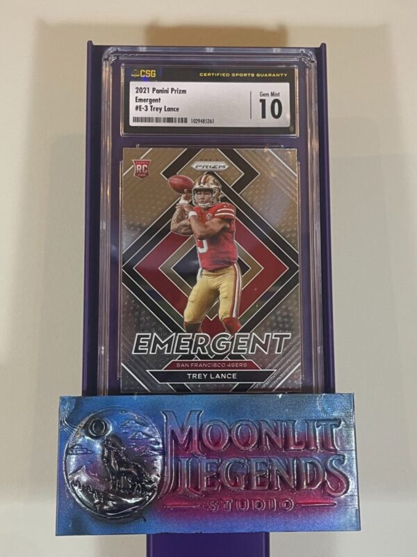 Trey Lance – Prizm Emergent (CSG 10 Gem Mint)