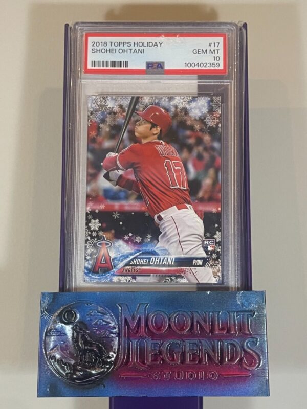 Shohei Ohtani – 2018 Topps Holiday #17, Rookie (PSA 10 Gem Mint)