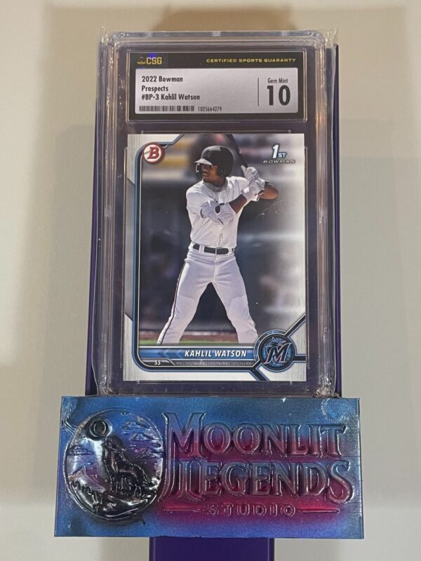 Kahlil Watson – 2022 Bowman Paper Prospects #BP-3 (CSG 10 Gem Mint)