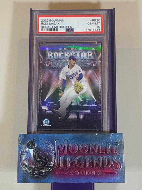 Roki Sasaki – 2025 Bowman #RR-20, Rockstar Rookies (PSA 10 Gem Mint)