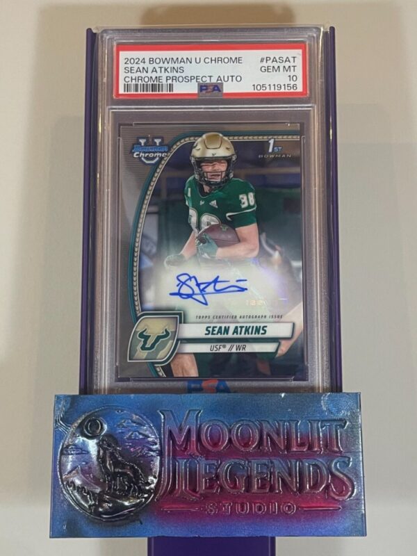 Sean Atkins – 2024 Bowman U Chrome #PA-SAT, Prospect Autograph (PSA 10 Gem Mint)