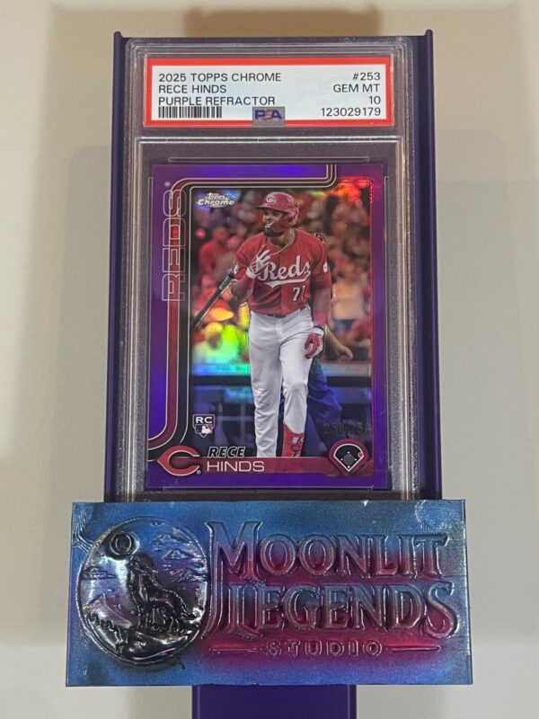 Rece Hinds – 2025 Topps Chrome #253, Purple Refractor (PSA 10 Gem Mint)
