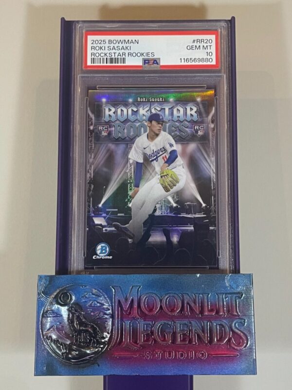 Roki Sasaki – 2025 Bowman #RR-20, Rockstar Rookies (PSA 10 Gem Mint)