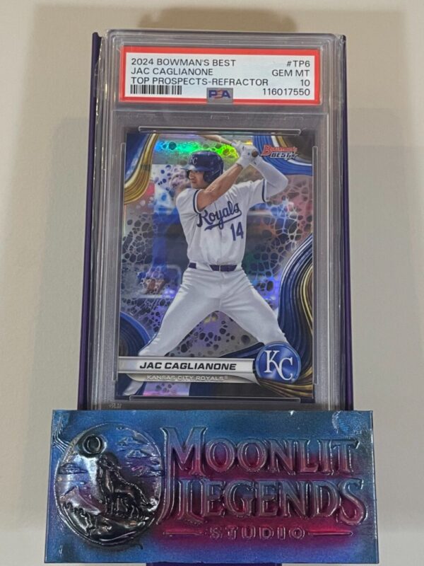 Jac Caglianone – Bowman’s Best #TP-6 Cert116017550 (PSA 10 Gem Mint)