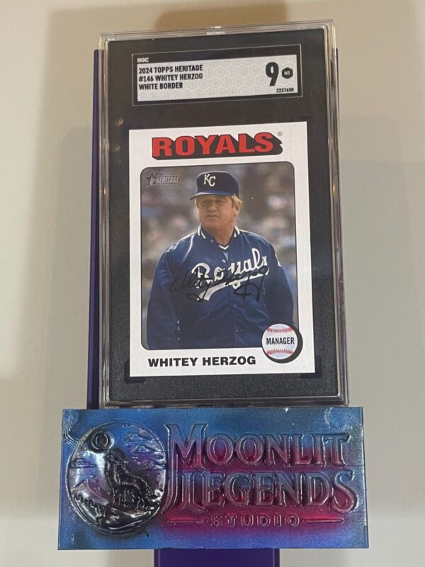 Whitey Herzog – Topps Heritage (SGC 9 MT)