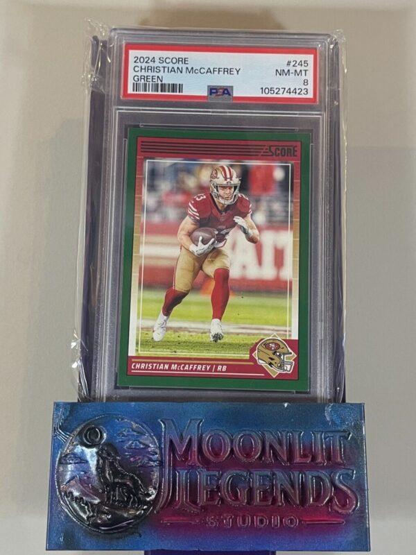 Christian McCaffrey – Score Green (PSA 8 NM-MT)