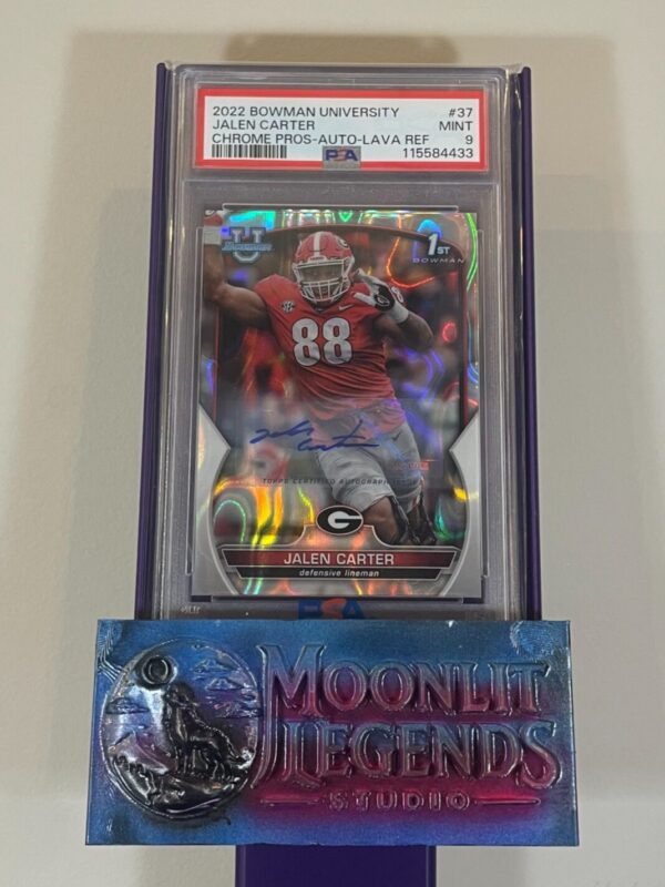 Jalen Carter – Bowman Chrome University Autograph (PSA 9 Mint)