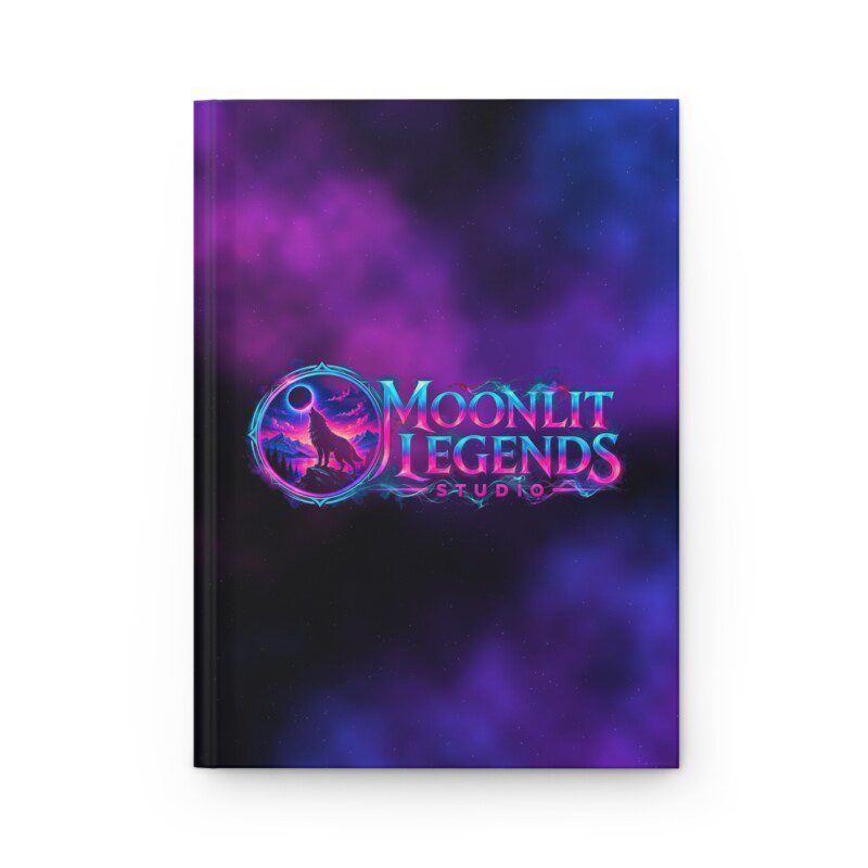 Moonlit Legends Studio Logo Hardcover Journal - Lined
