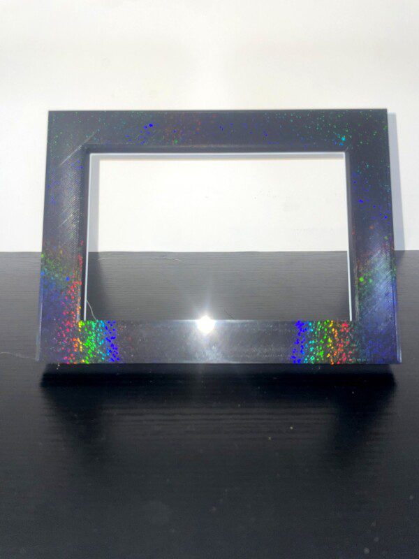 Black Holographic Picture Frame