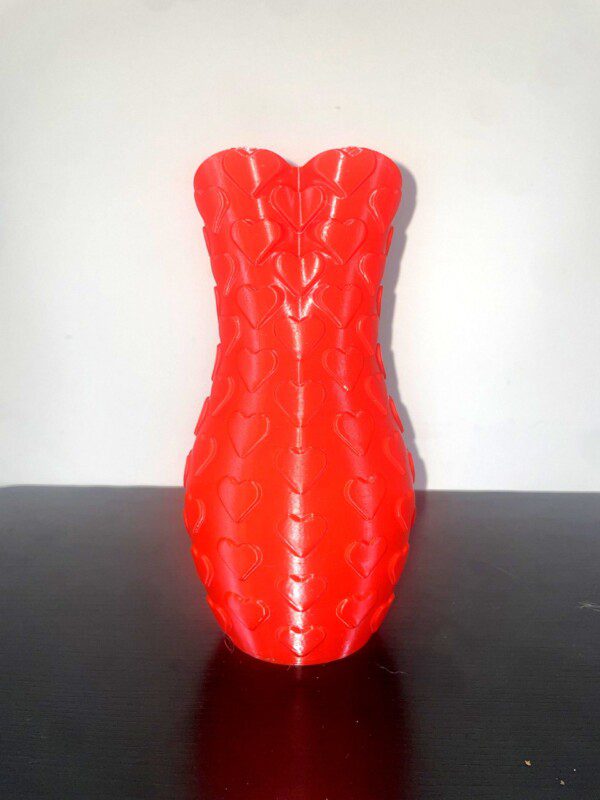 Heart-Top Dress Vase