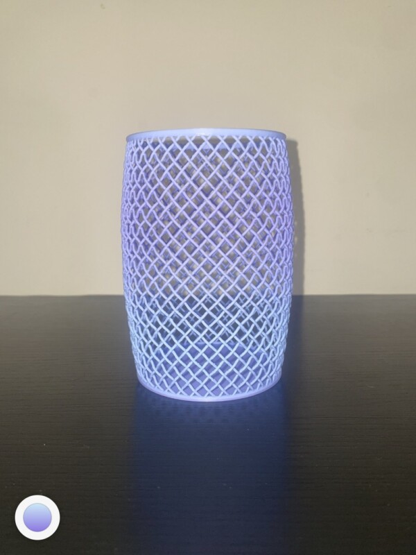 Purple Wide Diamond Mesh Tumbler