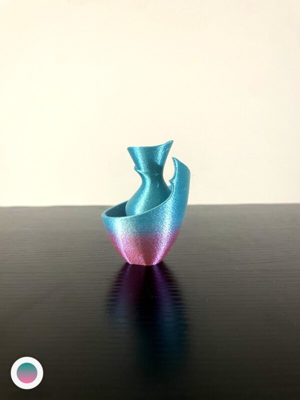 Teal Bud Vase