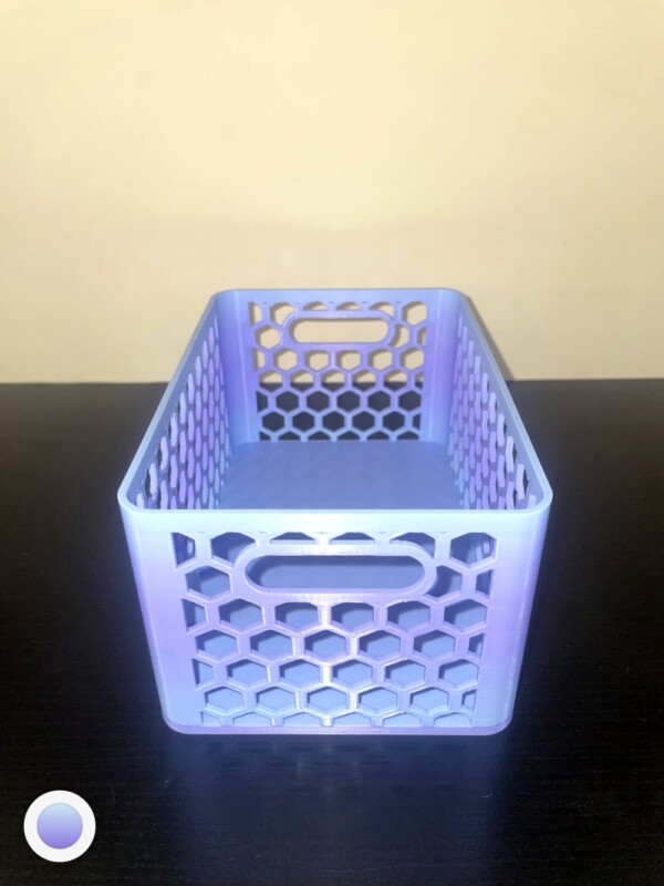 Purple Honeycomb Storage Basket