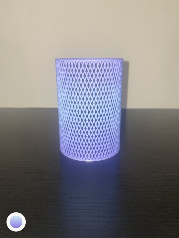 Purple Fine Diamond Mesh Tumbler